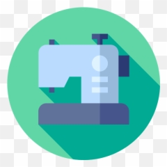 Sewing Machine - Free fashion icons Round Icon Png Sewong