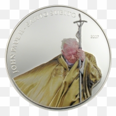 Pope John Paul Ii U2013 Golden Vestment Cit Coin Invest Ag - Pope John Paul Ii Png,Pope Png