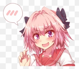 Telegram Sticker - Me Enamoré De Un Trapito Png,Astolfo Transparent