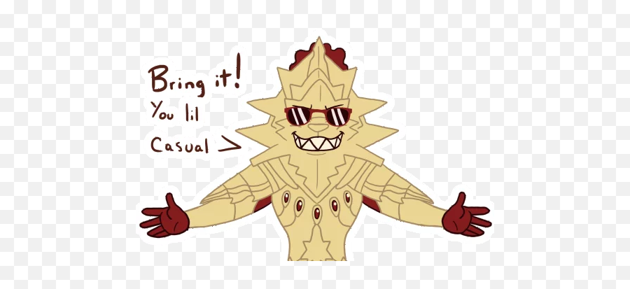 Telegram Sticker 13 From Collection Dark Souls - Cartoon Png,Dark Souls Transparent