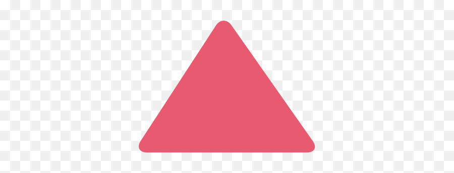Red Triangle Pointed Up Emoji Meaning With Pictures From - Triangulo Emoji Png,Red Triangle Png