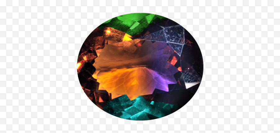 Wondrous Rainbow Gem - Crystal Png,Gems Png