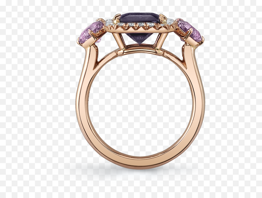 Omi Prive Greyish - Purple Spinel Pink Spinel U0026 Diamond Ring Png,Spinel Icon