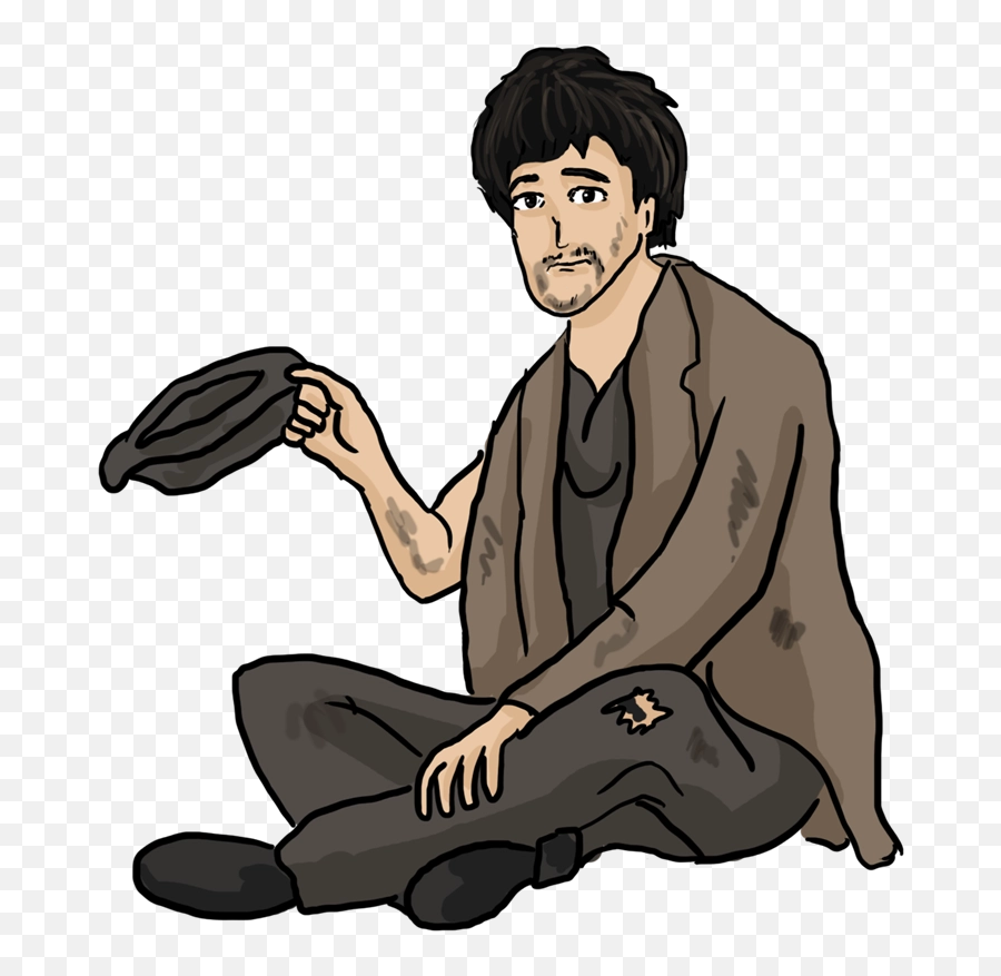 Download Free Png Poor Man Clipart - Beggar Clipart Png,Man Clipart Png