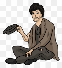 Download Free Png Poor Man Clipart - Beggar Clipart Png,Man Clipart Png