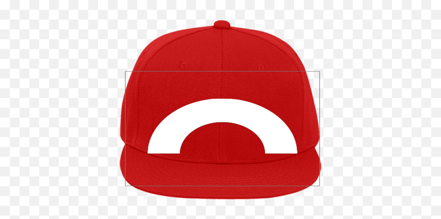 Pokemon Trainer Red Hat Flat Bill Fitted Hats - Pokemon Trainer Red Hat Png,Red Hat Png