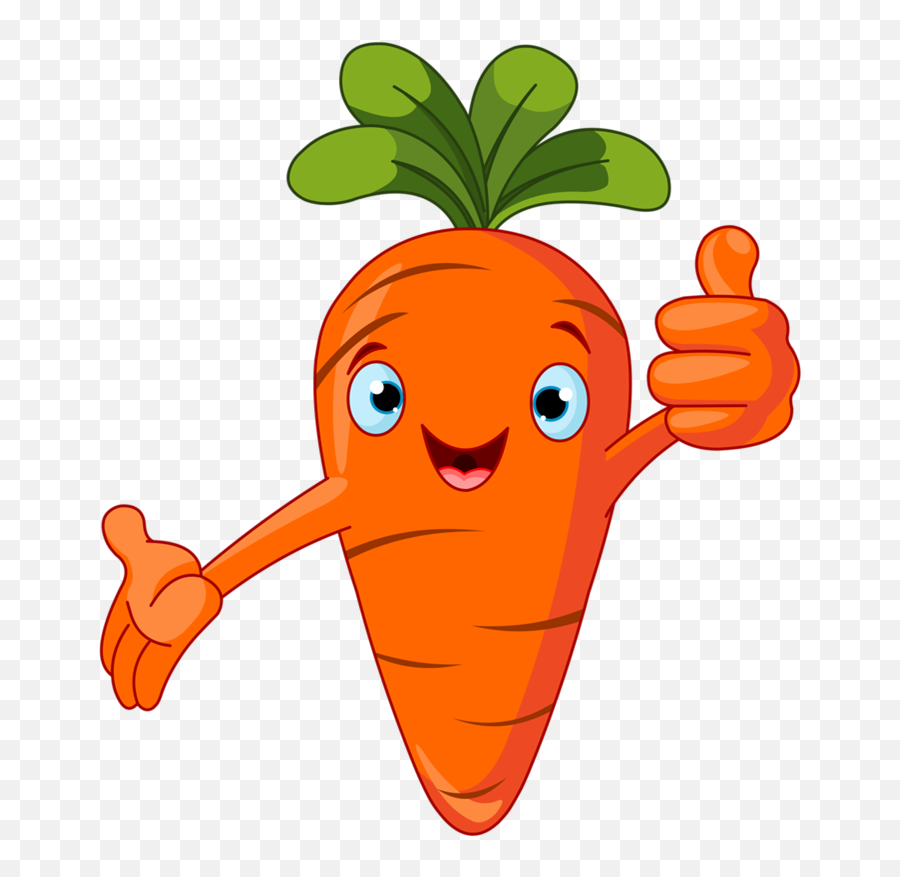Clipart Png Carrot Transparent Free For - Cartoon Vegetables Clipart,Carrots Png