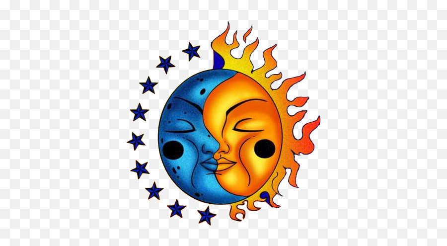 How - Clipart Sun And Moon Png,Sun And Moon Png