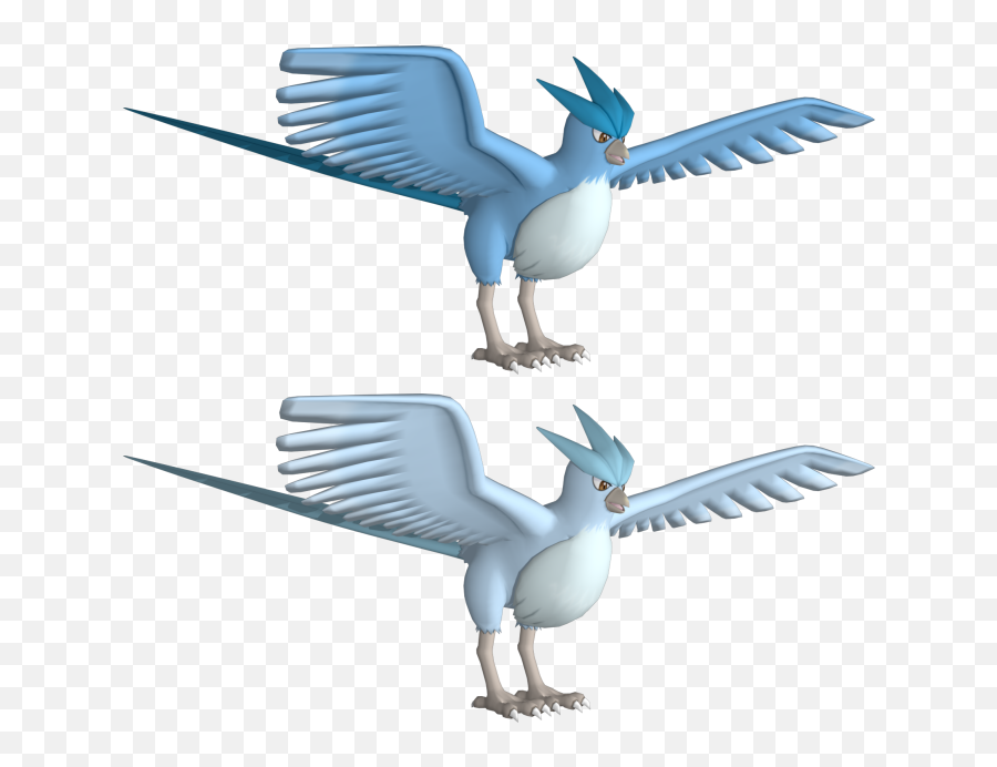 144 Articuno - Free 3d Articuno Pokemon Png,Articuno Png