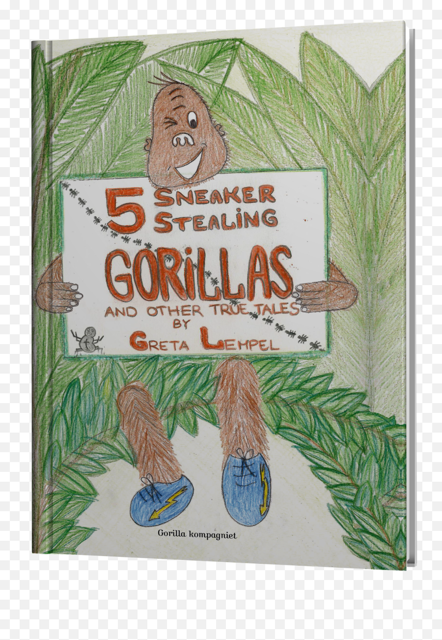 5 Sneaker Stealing Gorillas - Illustration Png,Gorilla Cartoon Png