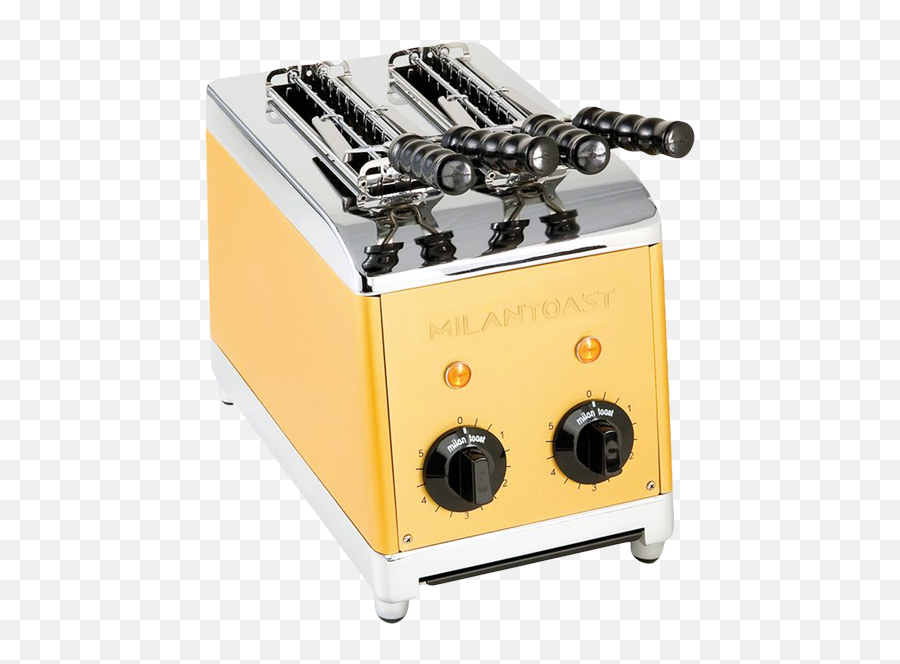 Toaster With Tongs Yellow Gold Png