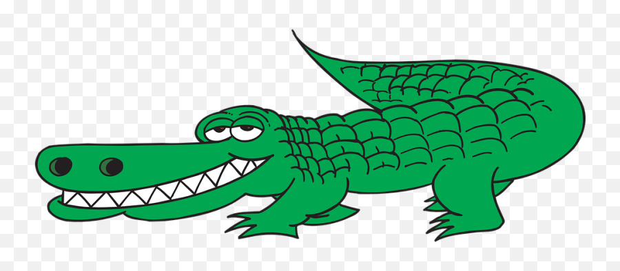 Free Vector Graphic - Transparent Background Crocodile Clipart Png,Aligator Png