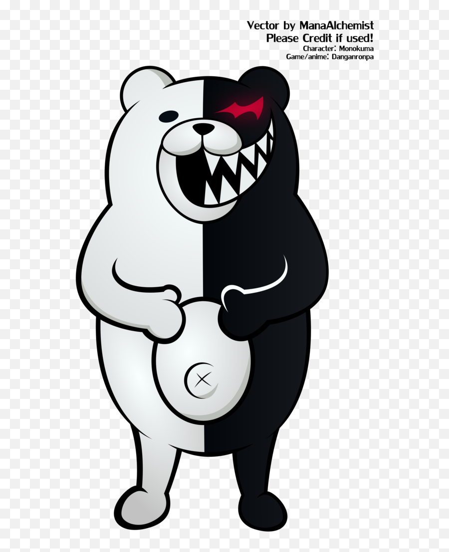 Monokuma Png 8 Image - Monokuma Danganronpa,Monokuma Png