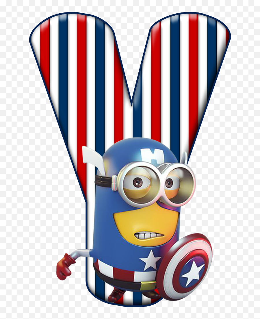 Despicable Me - Minion Captain America Png,Minions Png