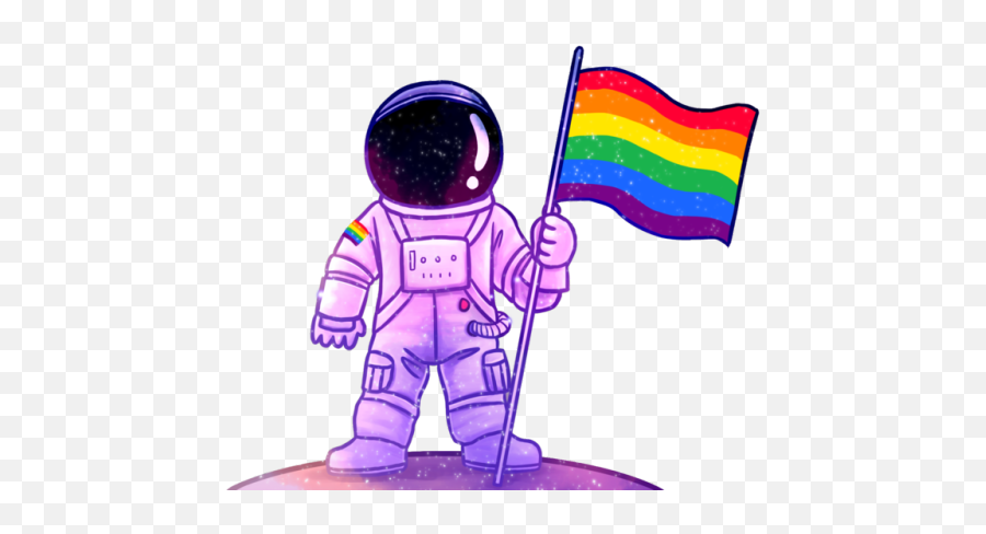 Astronaut Png Tumblr Image - Bi Pride Drawings,Astronaut Png