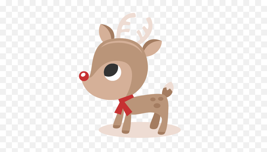 Pin - Reindeer Christmas Clipart Cute Png,Reindeer Transparent