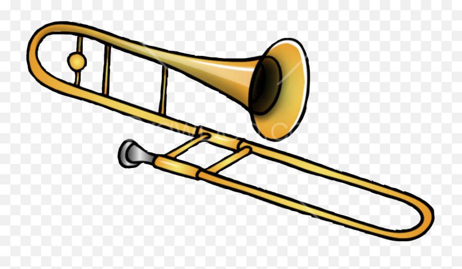 Trombone Music Freetoedit - Sticker By Nomnomcarrots Trombone Drawing Png,Trombone Transparent Background