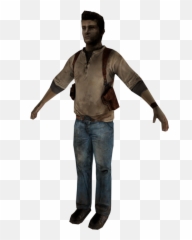 Nathan Drake - T Pose Png