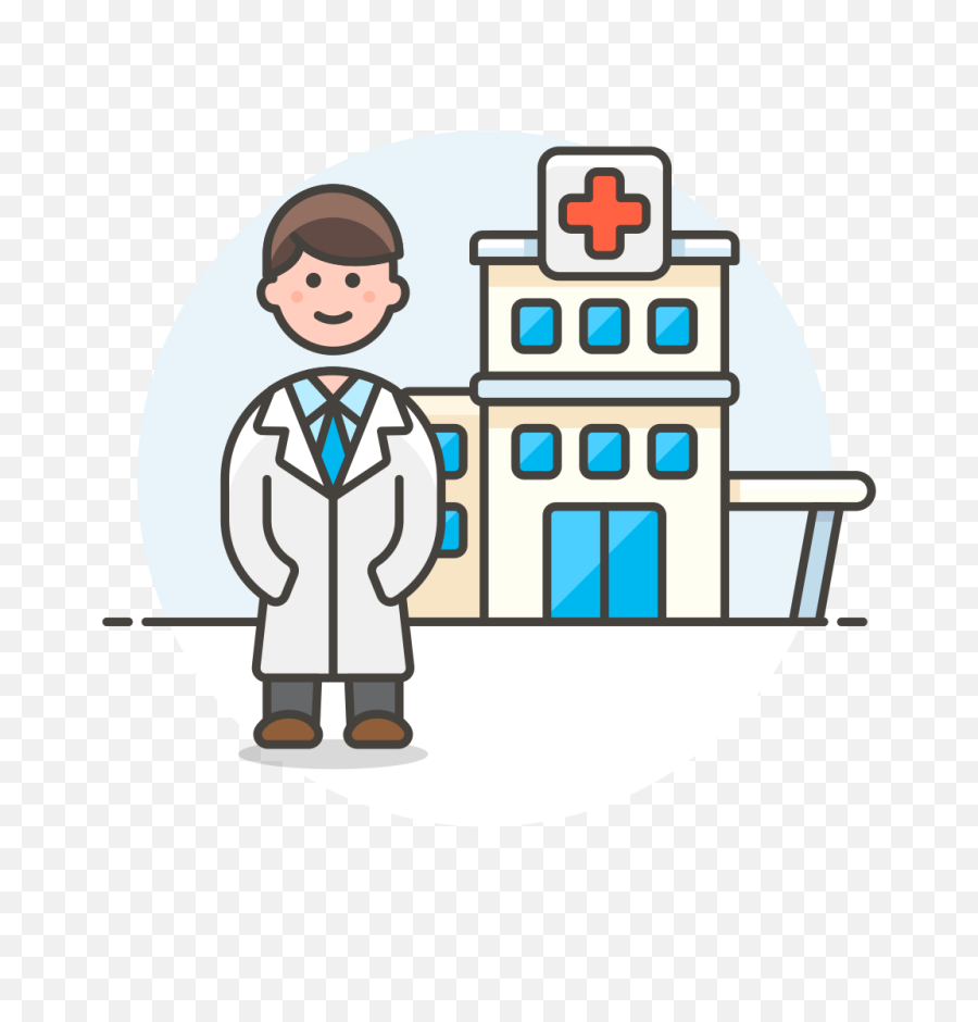 Doctor Hospital Icon - Hospital And Doctor Clipart Png,Doctor Icon Png