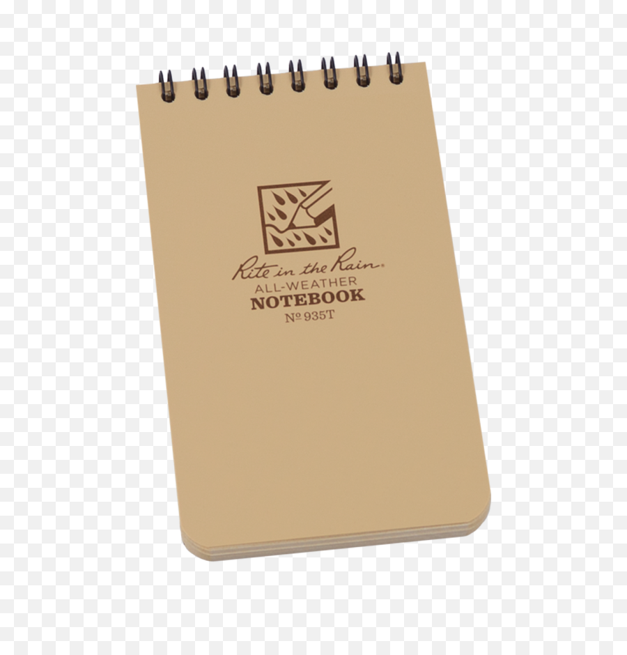Spiral Notebook Png - Rite In The Rain Tan Top Spiral 6 X 4 Notepad,Spiral Notebook Png