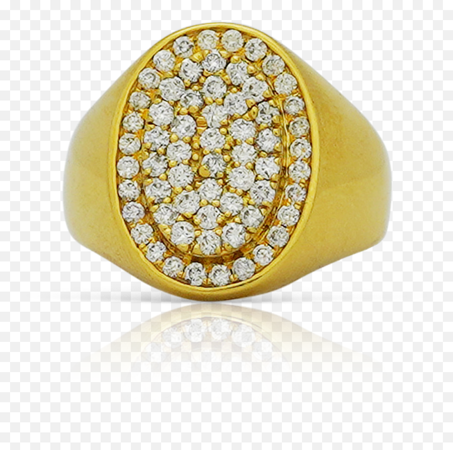 10k Yellow Gold Menu0027s Diamond Ring 120ctw - Engagement Ring Png,Gold Teeth Png