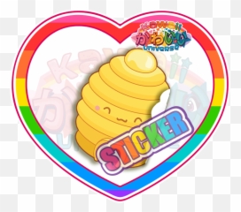 Download Hd Cute Bee Hive Sticker - Stickers Tradition Usa Rainbow Sushi Kawaii Png,Cute Bee Png