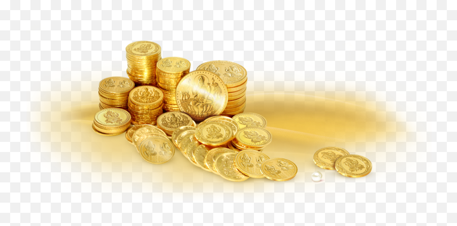 Gold Coins - Gold Coin In Hand Png,Gold Coins Png
