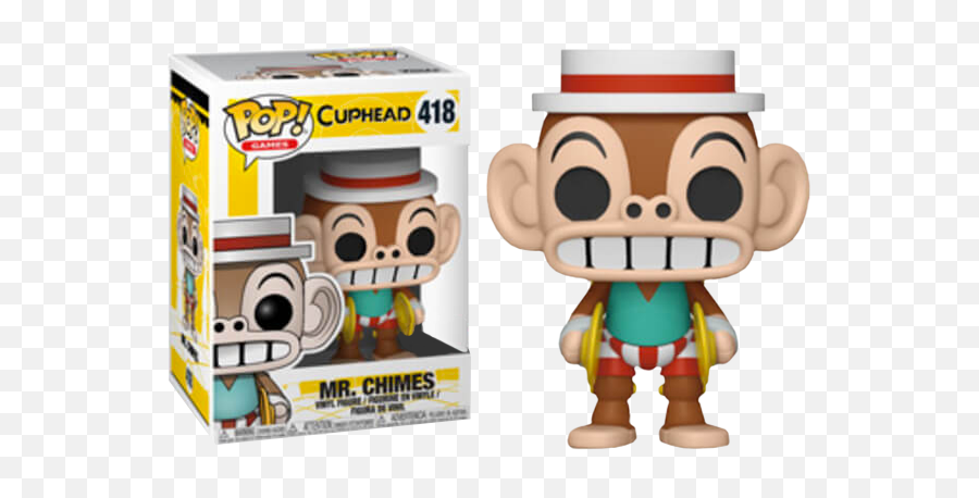 Cuphead - Mr Chimes Us Exclusive Pop Vinyl Figure Bendy And The Ink Machine Funko Pop Png,Cuphead Png