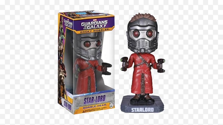 Guardians Of The Galaxy - Star Lord Wacky Wobbler Retrospace Bobble Head Funko Png,Guardians Of The Galaxy Transparent