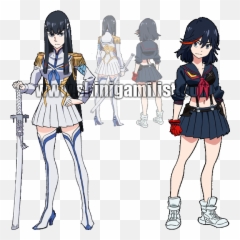 Download Ryuko Matoi Character Sheet - Junketsu Satsuki Kill La Kill Png,Ryuko Matoi Png