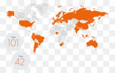 Download Covid 19 Outbreak Map Hd Png - Uokplrs Cdc World Map Of Coronavirus,Explicit Png