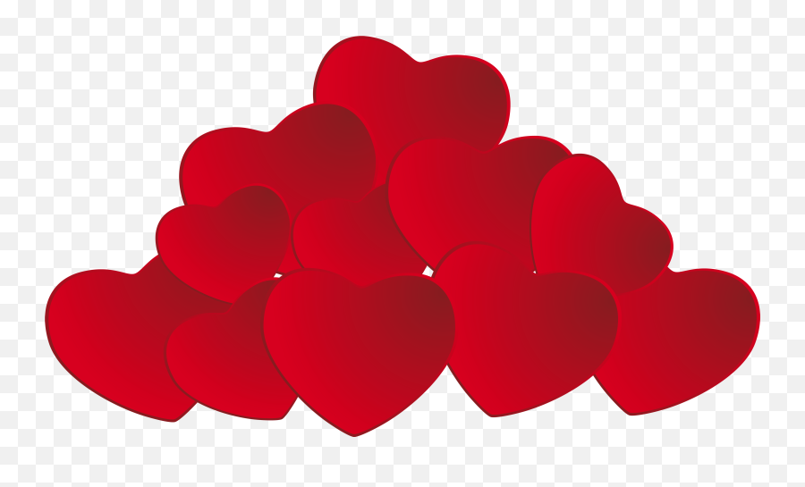 Pile Of Hearts Png Clipart - Güzel Png,Heart Transparent Background