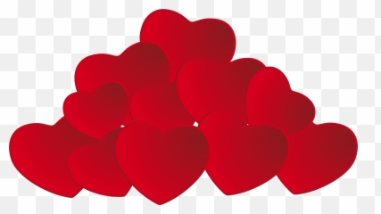 Pile Of Hearts Png Clipart - Güzel Png