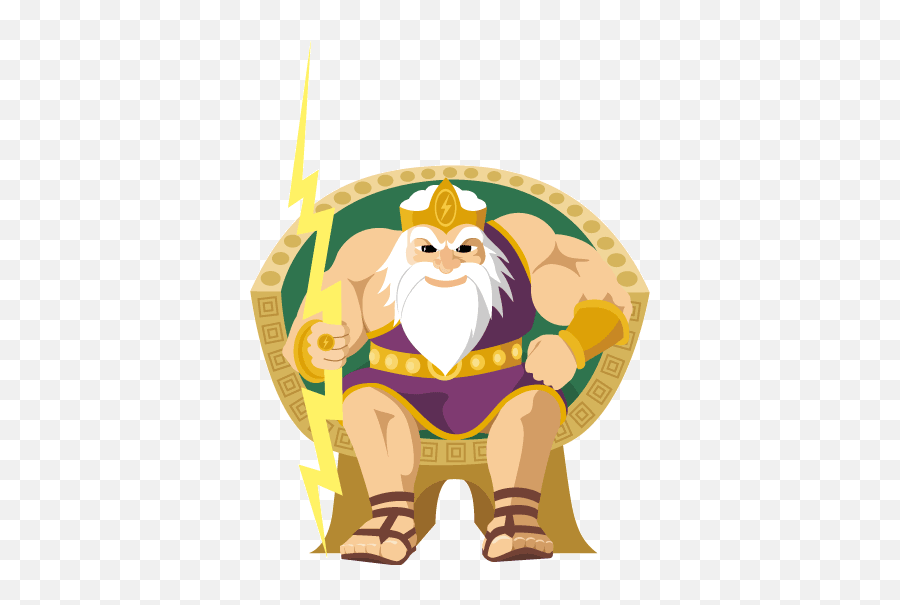 Ancient Greece God - Zeus Cartoon 400x525 Png Clipart Ancient Greek Images For Kids,Zeus Png