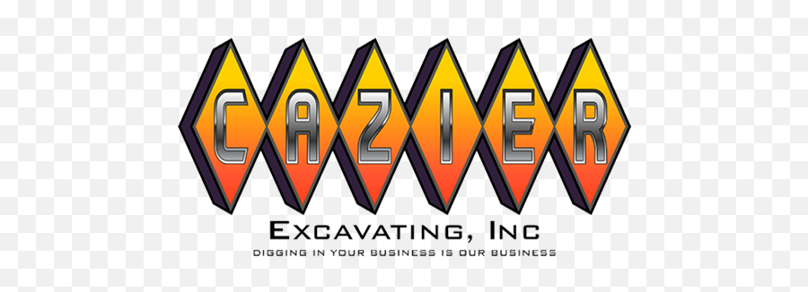 Cazierexcavating - Vertical Png,Excavator Logo