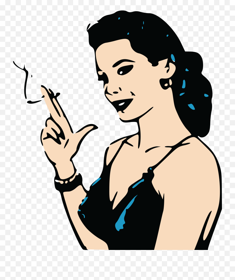 Smoking Clipart Png 5 Image - Woman Smoking Png,Smoke Clipart Transparent