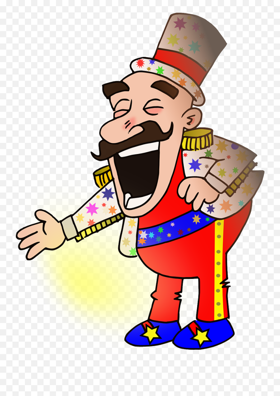 Circus Man Person Laughing Png - Animador De Circo Png,Laughing Man Png