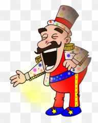 Circus Man Person Laughing Png - Animador De Circo
