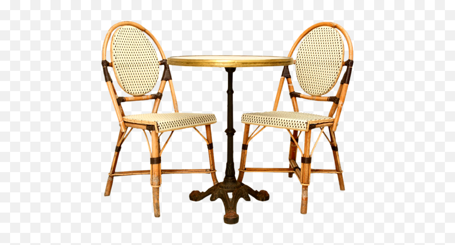 Download Bistro Tables French - French Bistro Chairs And Table Png,Cafe Table Png