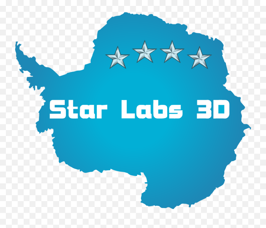 Starlabs 3d - Antarctica Continent Silhouette Transparent Png,Star Labs Logo