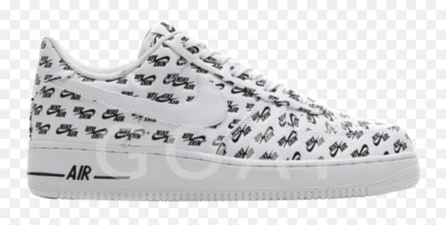 Air Force 1 Low 07 Qs All Over Logo - Nike Png,Nike Logo White
