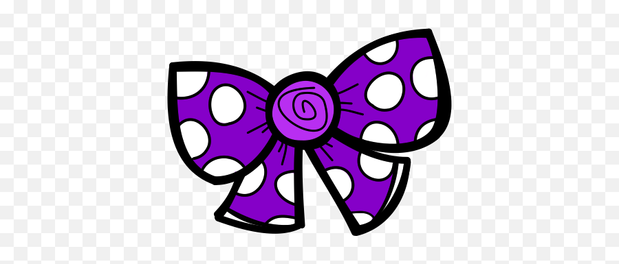 Purple Hair Bow Clip Art Full Size Png Download Seekpng - Hair Bow Clipart Png,Hair Bow Png