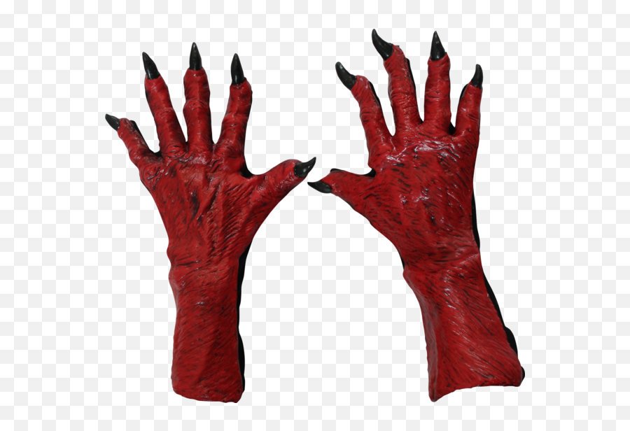 Devil Large Gloves - Devil Hands Png,Blood Hand Png