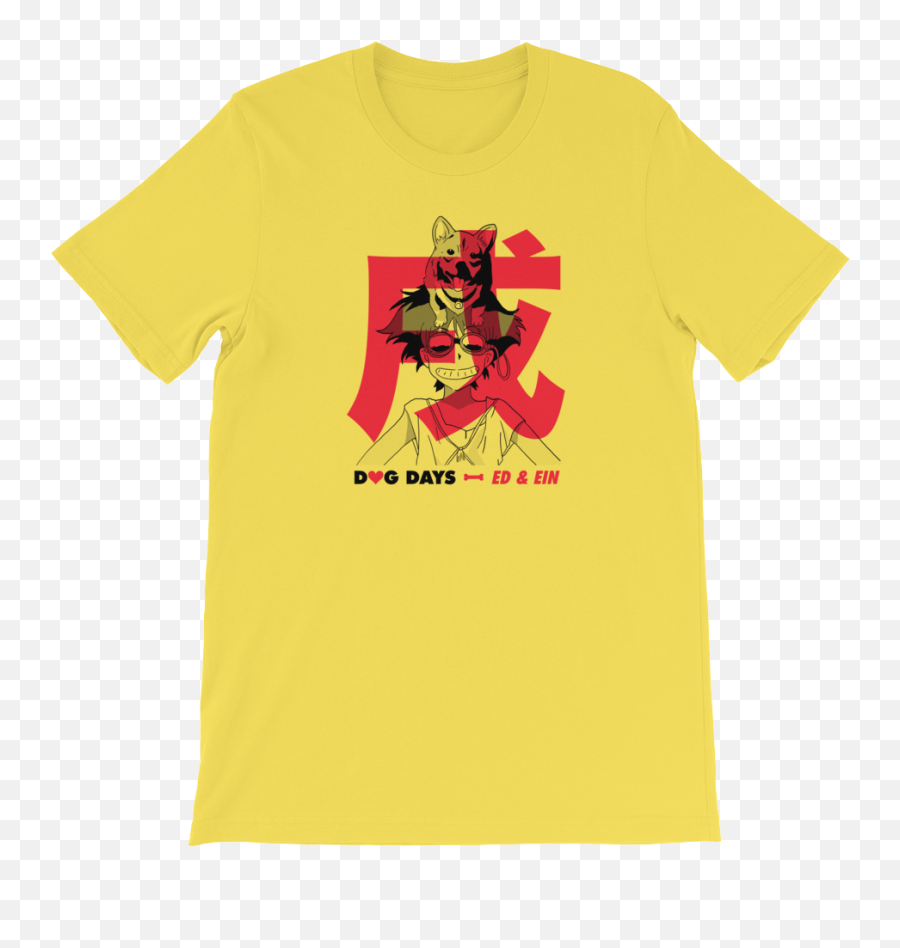 Year Of The Dog Tee - Ed And Ein Yellow Sold By Fictional Character Png,Cowboy Bebop Icon