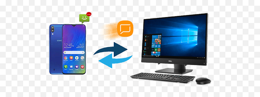 6 Ways To Transfer Text Messages From Samsung Phone Computer - Office Equipment Png,Galaxy S4 Icon