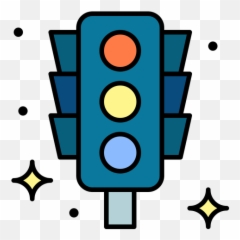 Free Traffic Lights Icon Of Colored Outline Style - Kakao Apeach Whatsapp Sticker png