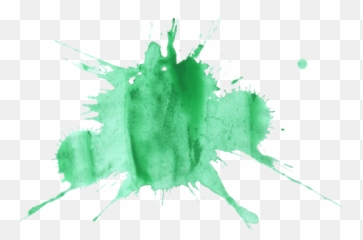 Green Paint Splatter Png - Splash Transparent Background
