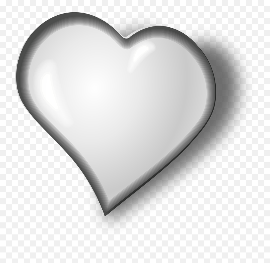 White Hearts Png Transparent - Love Heart White Png,White Hearts Png