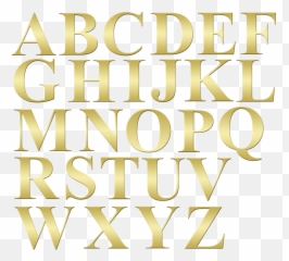Lettres Alphabet Png 5 Image - Alphabet Gold,Alphabet Png