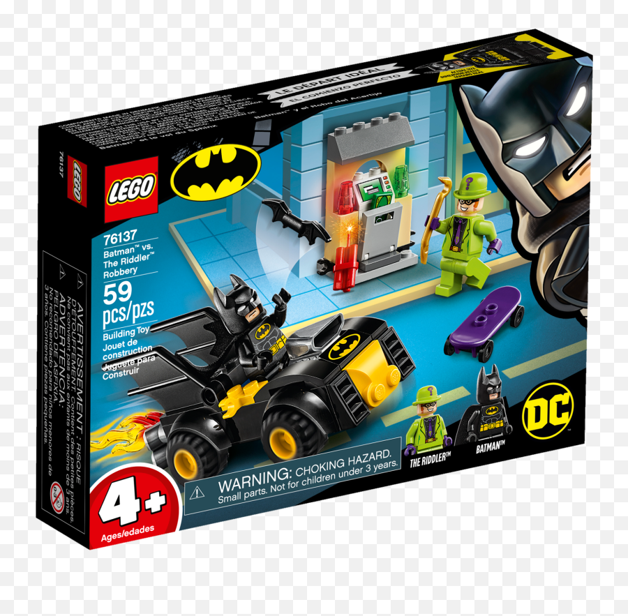 Batman Vs The Riddler Robbery - Lego Batman 76137 Png,Riddler Icon